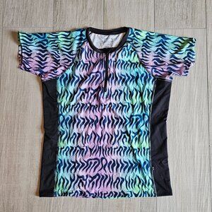 TomboyX - Swim Rash Guard Cap Sleeve - Head Over Eels